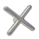 [8d-c] Billiards Rest Heads (Cross, Chrome).webp