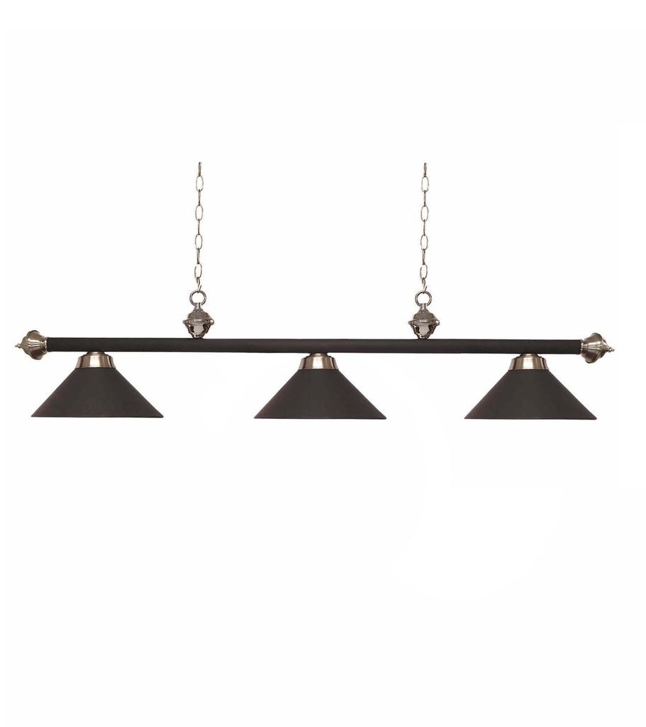 Billiard Table Light Chassis SUITS: 3 Rail, FINISH: Black