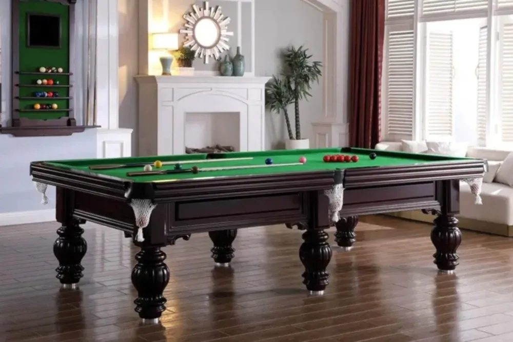 [GD7BL50GBLU] Grand Duke Pool Table (7' x 3'6_, Black, Royal Blue).webp