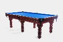 [SA7T50GBUR] Sapphire Pool Table (7' x 3'6_, Teak, Burgundy).webp