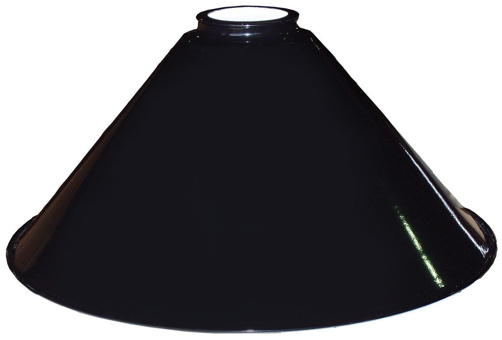 Billiard Table Light Shades SET: Set of 4, COLOUR: Black