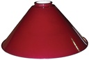Billiard Table Light Shades SET: Set of 4, COLOUR: Burgundy