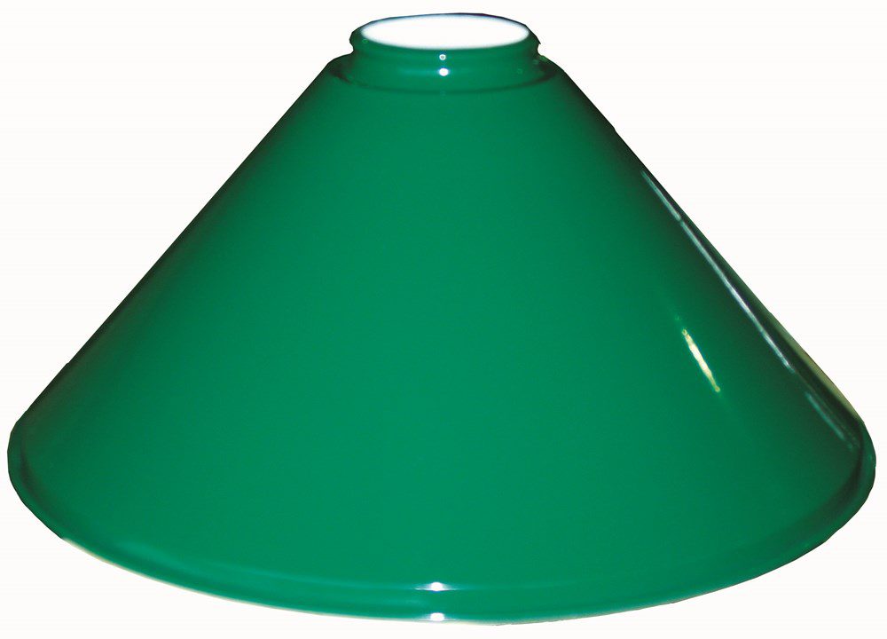 Billiard Table Light Shades SET: Set of 4, COLOUR: Green