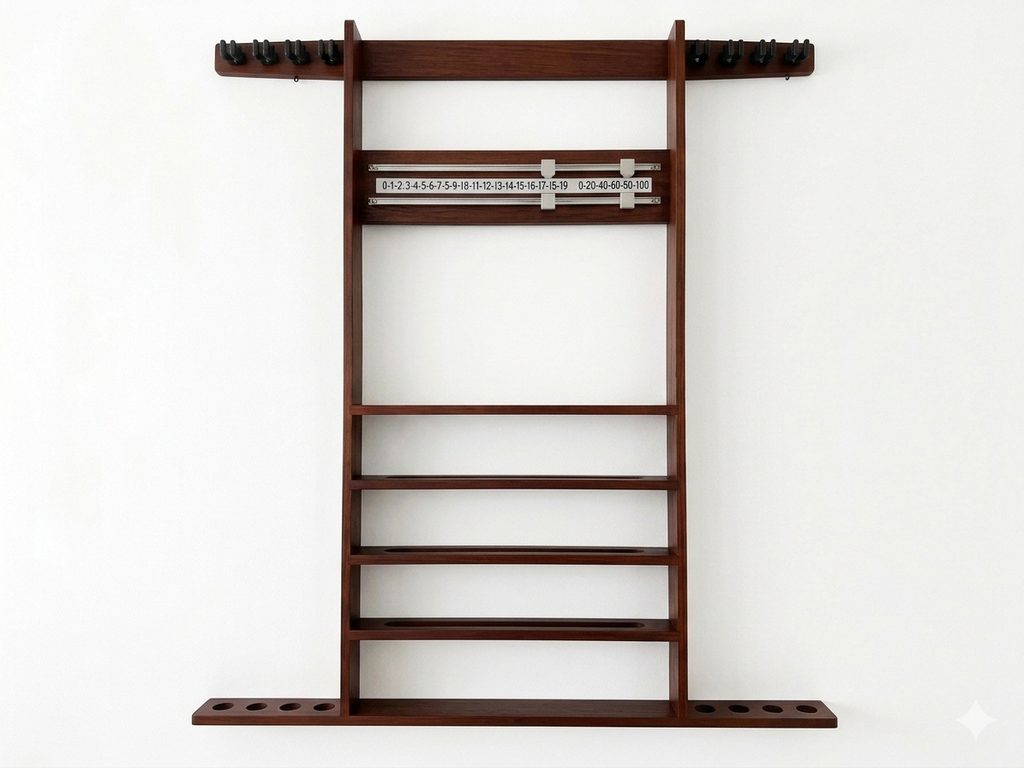 Combination Rack with Chrome Fittings 5f-BK