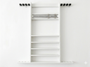 Combination Rack with Chrome Fittings 5f-BK