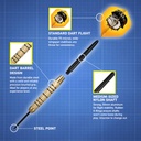 Duel Twin Pack Steel Dart DUEL-118-6