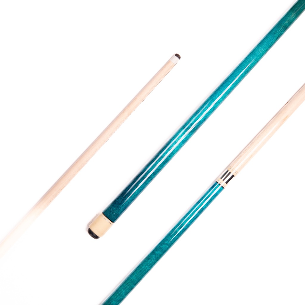 Dyed Maple Cues COLOUR: Aqua, SIZE: 12.5mm
