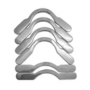 Flat Pool Table Brackets SHAPE: Round, COLOUR: Chrome