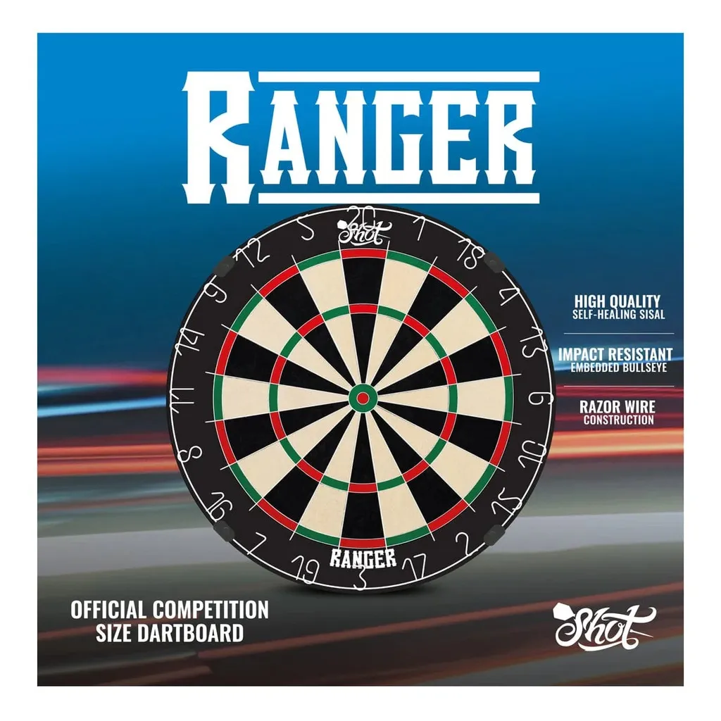 [SB3069-4] Ranger Bristle Dartboard (Pack of 4).webp