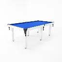 [SOS7BlackBL] Patio Pool Table (Blue, Black, 7' x 3'6_).webp
