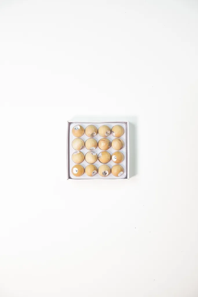 [13q] Wooden Kelly Pool Marbles