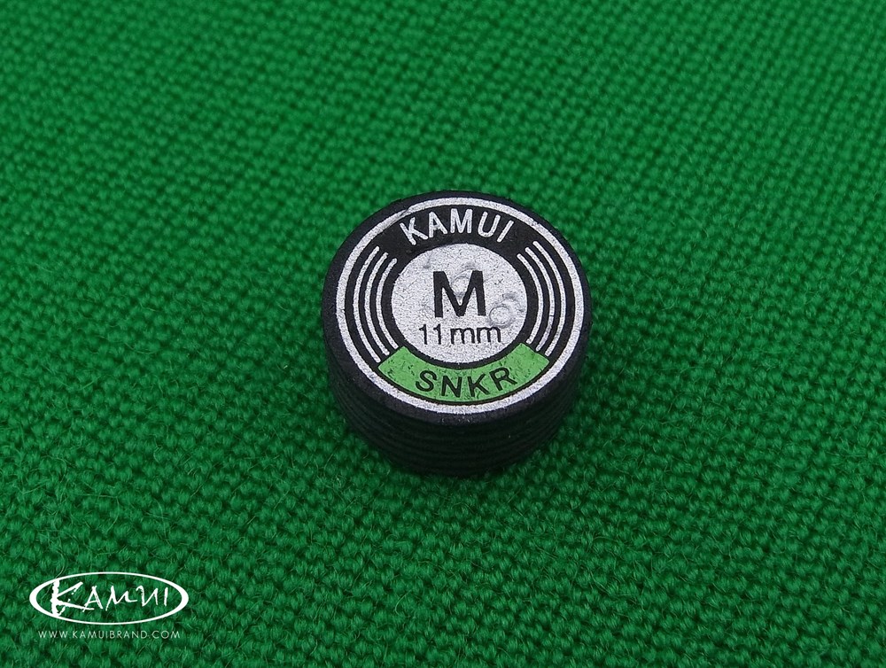 [14KBM11] Kamui Black Snooker Tips (M - Medium)