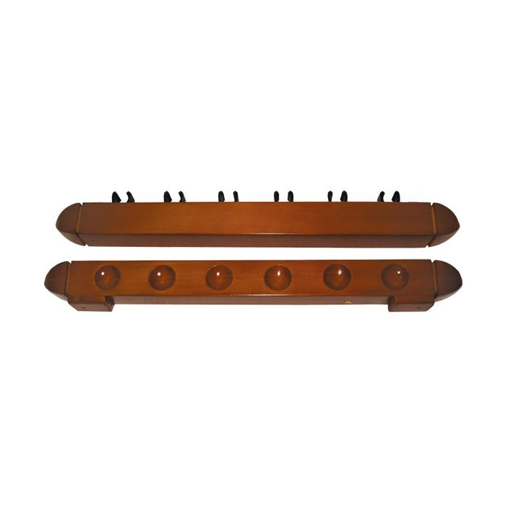 [5e-t] Wall Mounted Cue Holder (Teak)