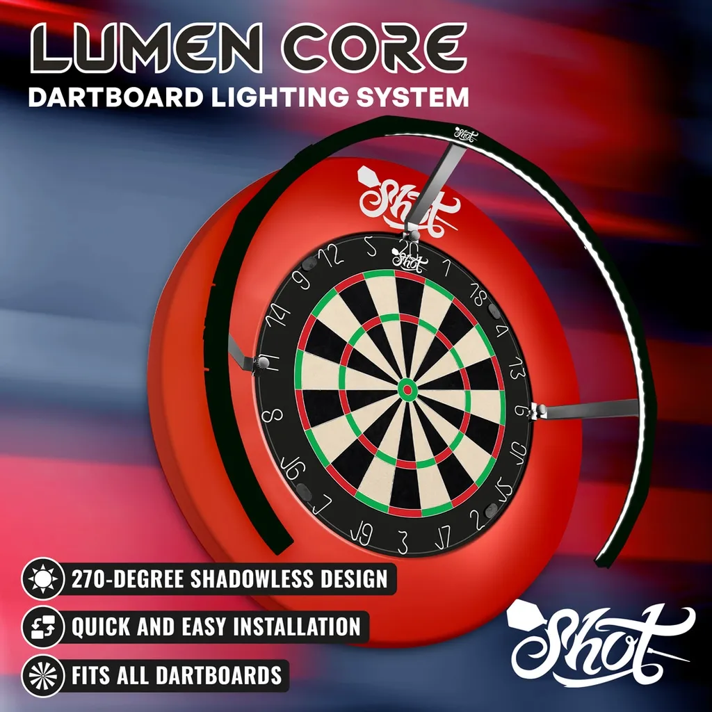 Shot LumenCore Dartboard Lighting