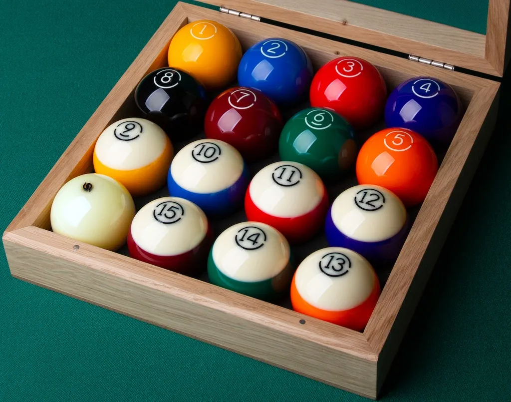 [A110214] ARAMITH 100 SET 2 1/4" Pool Balls