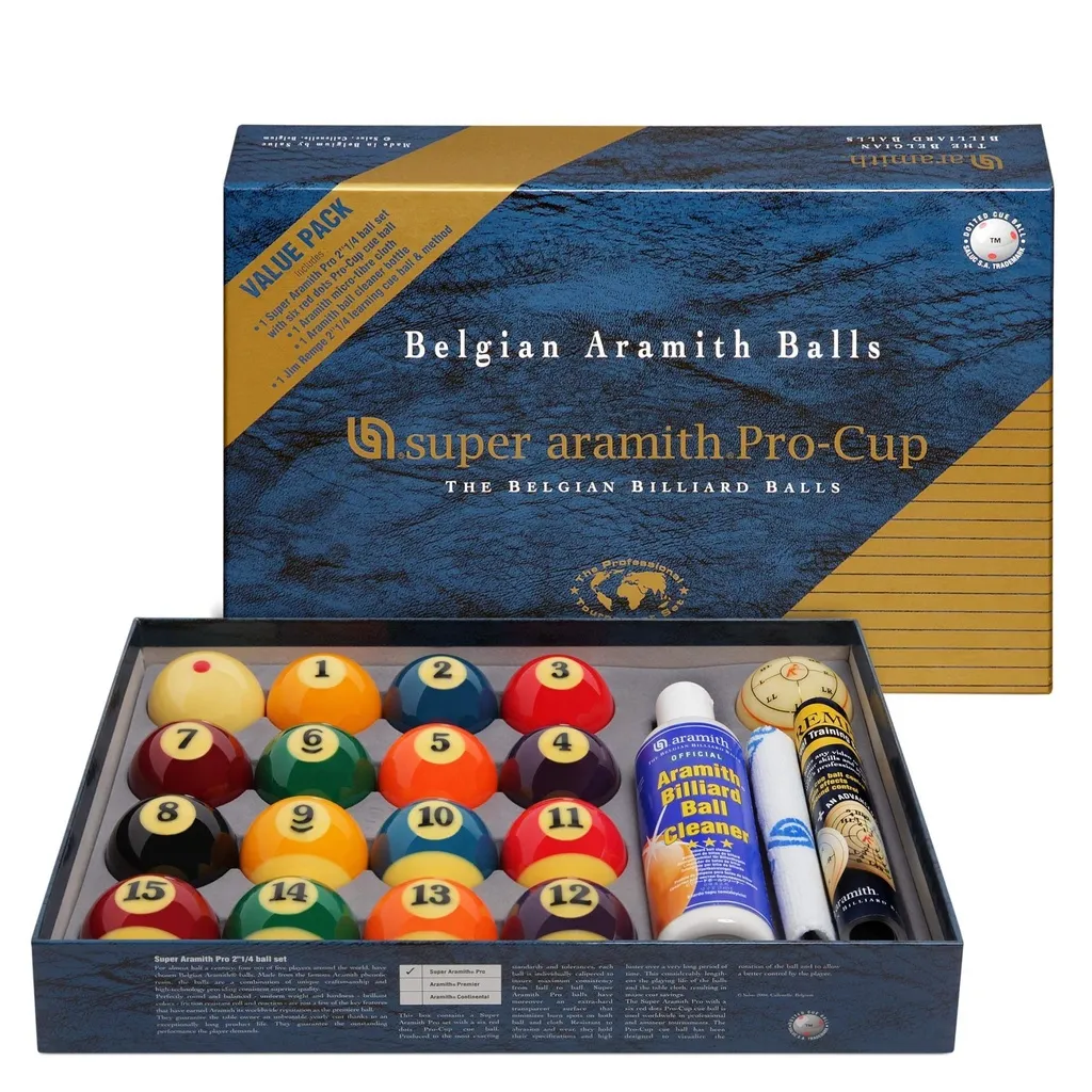 [AVPP214] Aramith Tournament Pool Ball Set - Value Pack