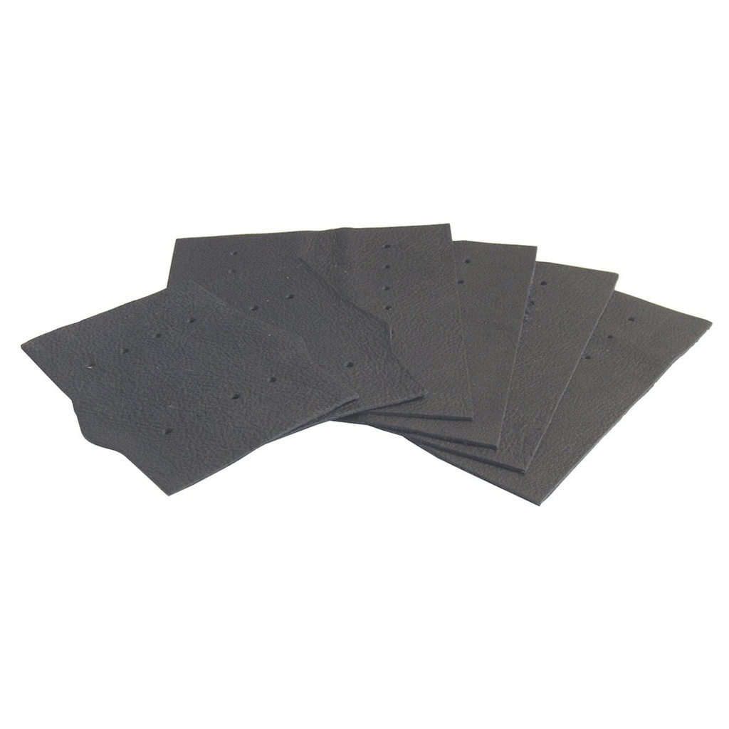 [3f-bk] Pool Table Leathers for Pockets (Black)