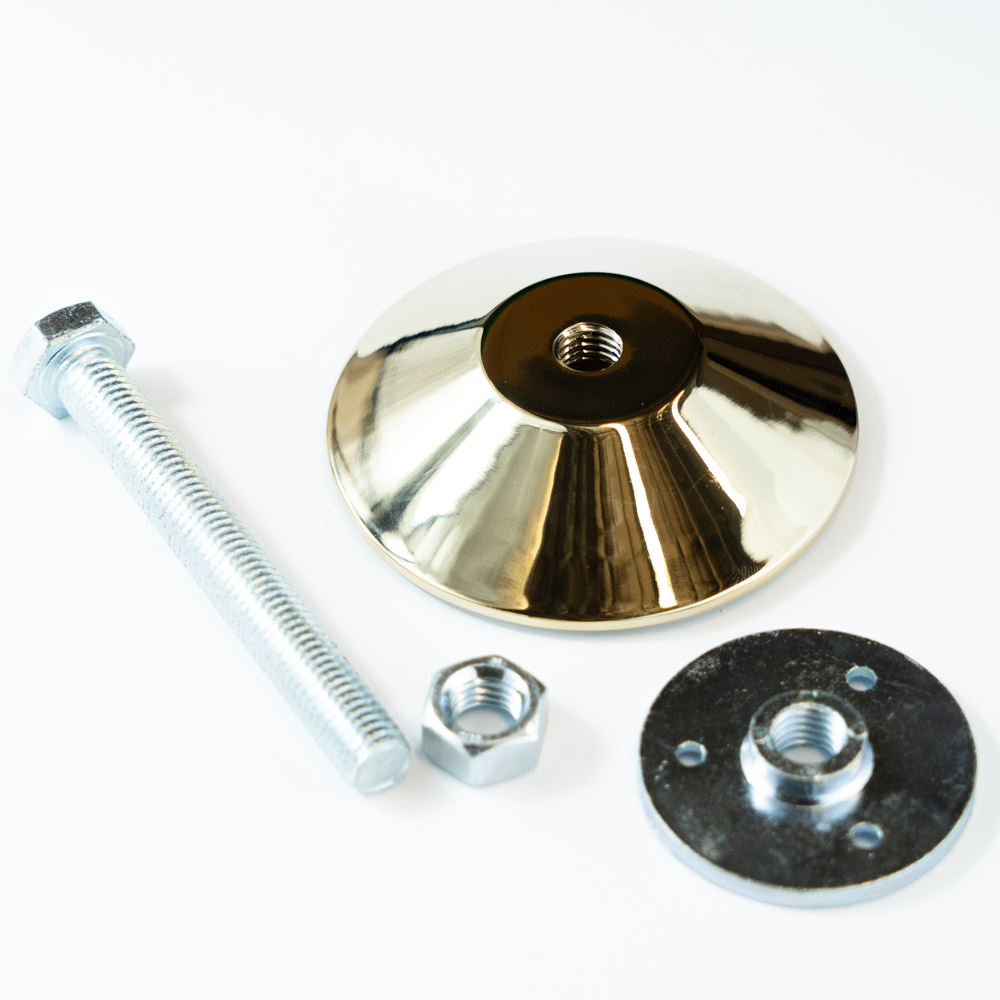 [4l] Adjustable Pool Table Feet (Brass)