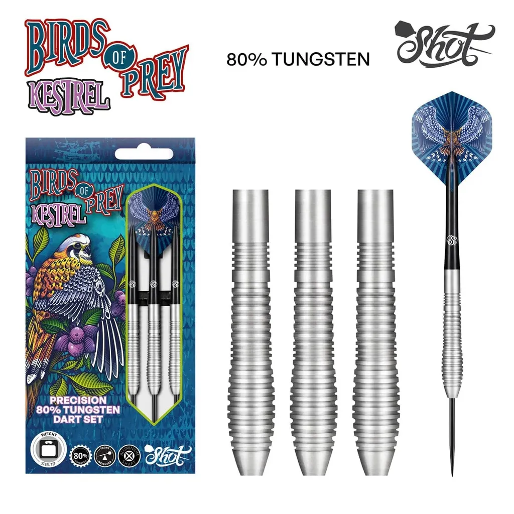 [BPTST-23] Kestrel Steel Tip Dart Set (Single, 23 grams)