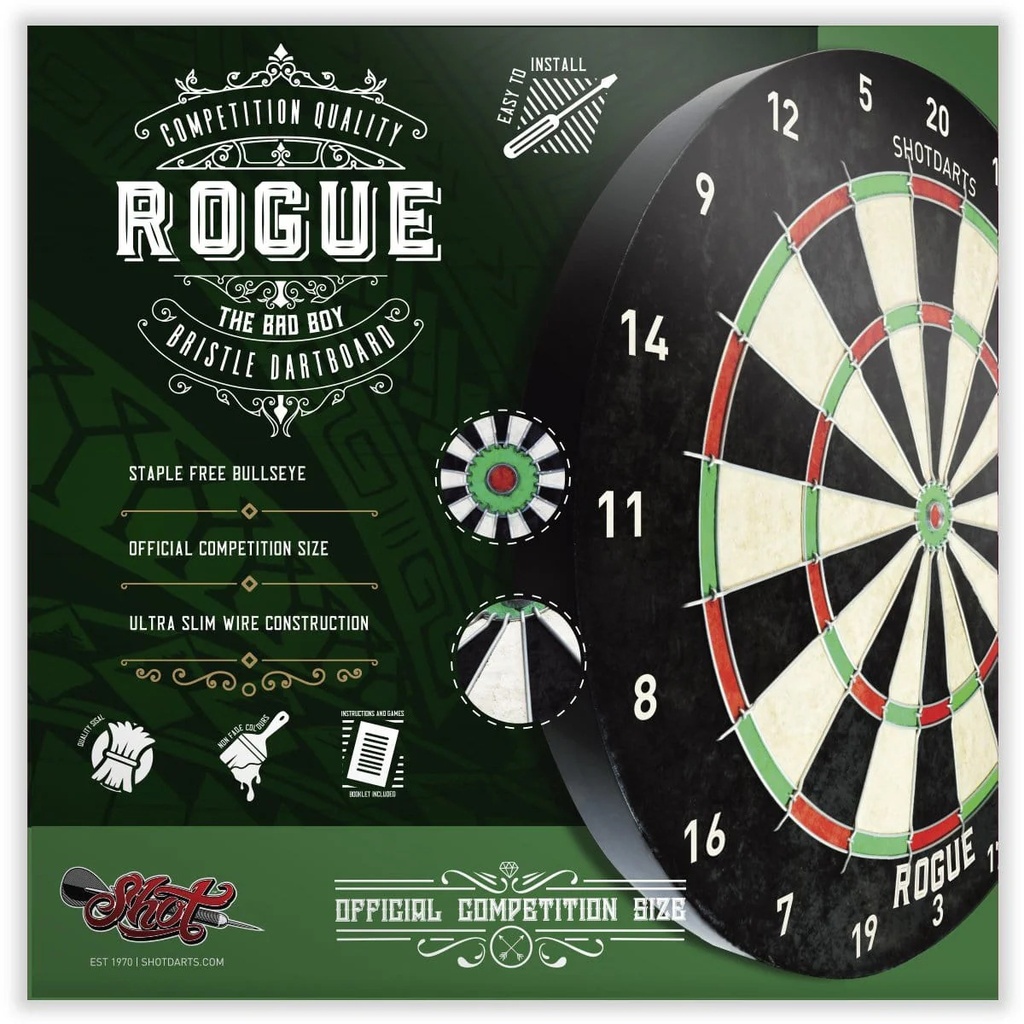 [SB3011] Rogue Bristle Dartboard (Single)